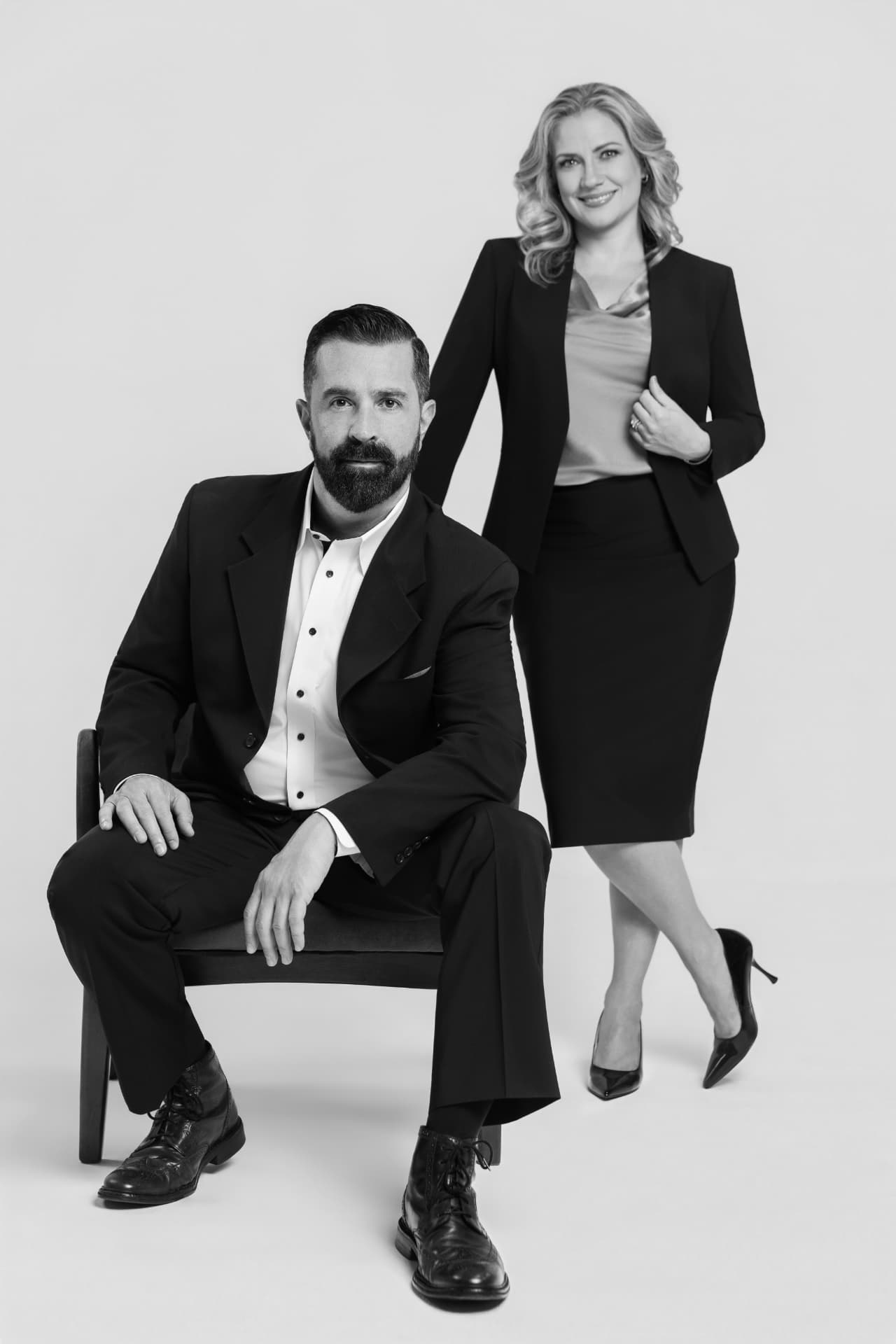 Michael McGinley and Katie Kimble, co-founders of Monarch Investment Partners